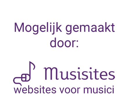 Mogelijk gemaakt door Musisites - websites voor musici